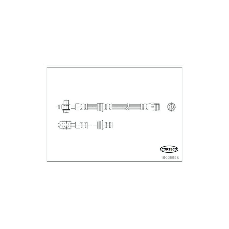 Corteco 19036998 Brake Hose | ML Performance UK