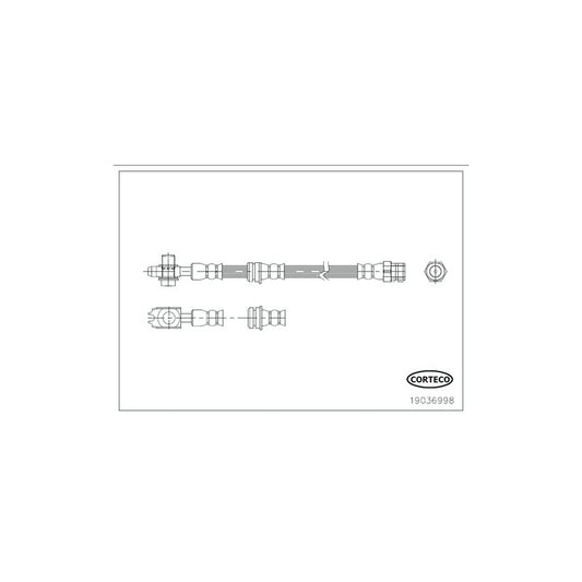 Corteco 19036998 Brake Hose | ML Performance UK