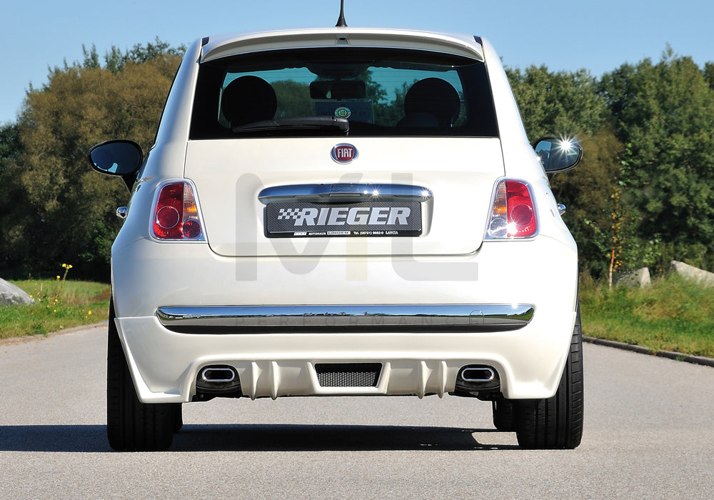 Rieger 00056069 Fiat 500 (312) Rear Diffuser 2 | ML Performance UK Car Parts