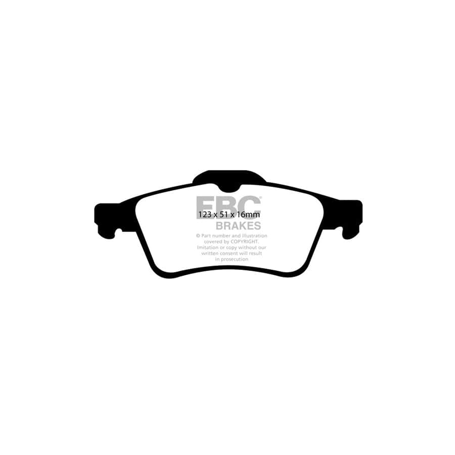 EBC PDKR360 Ford Ultimax Rear Brake Pad & Plain Disc Kit - ATE Caliper (Inc. Tourneo Connect & Transit Connect) 2 | ML Performance UK Car Parts