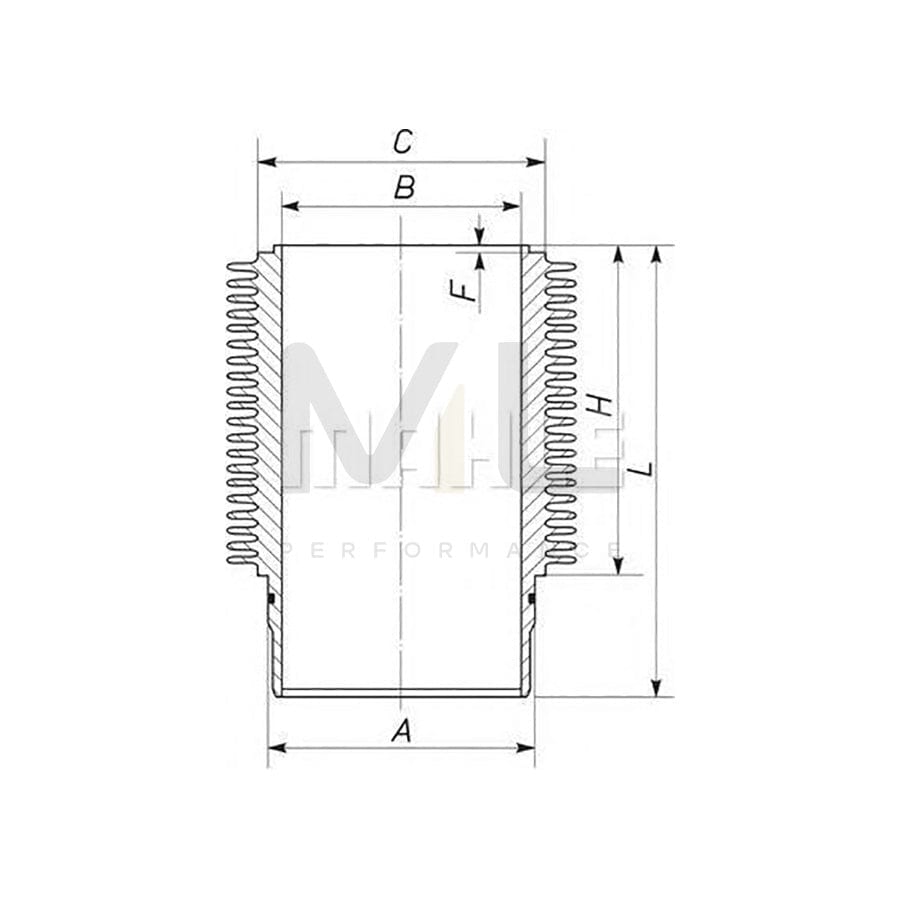 MAHLE ORIGINAL 151WR09 Cylinder Sleeve 95mm | ML Performance Car Parts