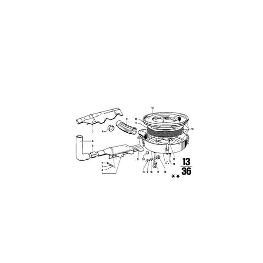 Genuine BMW 11621263877 E21 E12 Protective Cover (Inc. 518, 320 & 1502) | ML Performance UK Car Parts