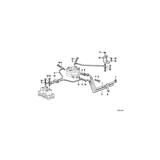 Genuine BMW 13311276686 E28 Fuel Pipe (Inc.  & 520i) | ML Performance UK Car Parts