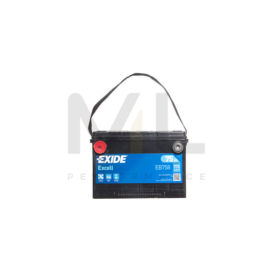 Exide Excel American Side Terminal Battery (70Ah) - 3 Year Guarantee | ML Performance UK Car Parts