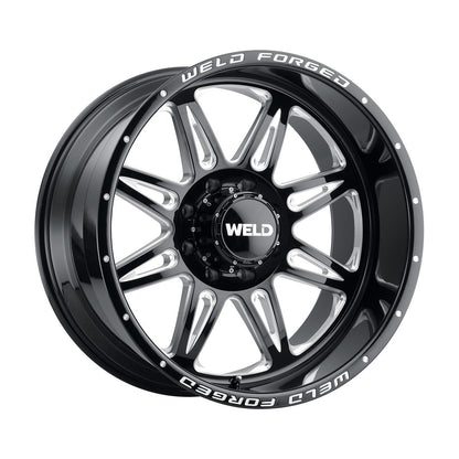 Weld W70204075BBA Cheyenne Xt Wheel 20x14 5x127 ET-76 BS4.5 Gloss Black &amp; Contrast Cut