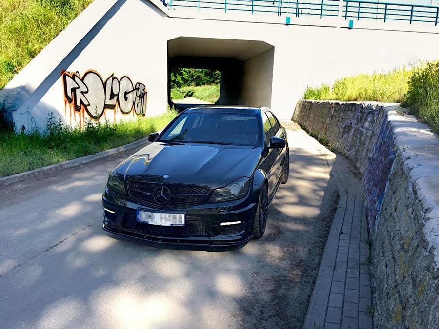 Maxton Design Mercedes Benz C63 AMG W204 (Facelift) Front Splitter