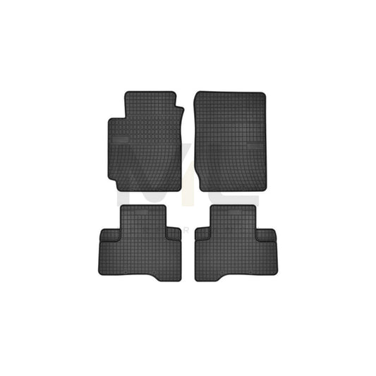 FROGUM Tailored 0601 Floor mat set Elastomer, Front and Rear, Quantity: 4, Black | ML Performance Car Parts