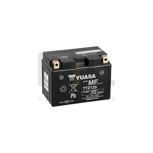 Yuasa TTZ12 12v VRLA Motorbike & Motorcycle Battery | ML Performance UK Car Parts