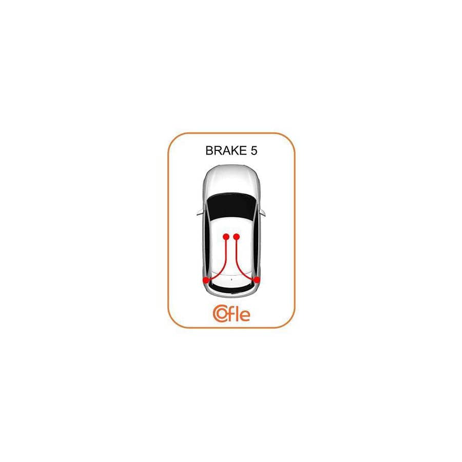 Cofle 92.10.4524 Hand Brake Cable For Citroën Ds3
