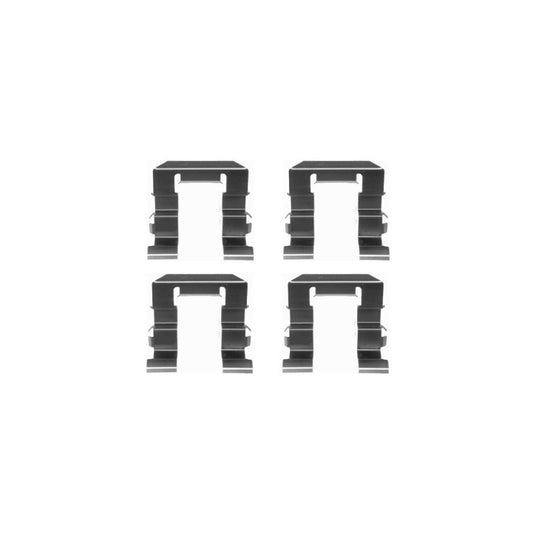 Hella 8DZ 355 205-381 Accessory Kit, Disc Brake Pads For Nissan Almera