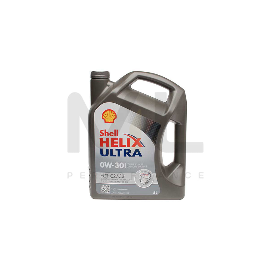 Shell Helix Ultra ECT C2/C3 Engine Oil - 0W-30 - 5Ltr Engine Oil ML Performance UK ML Car Parts