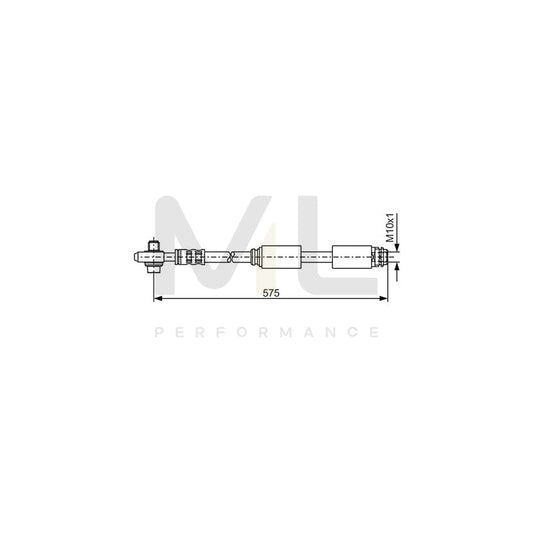 BOSCH 1 987 476 172 Brake Hose 565mm | ML Performance Car Parts