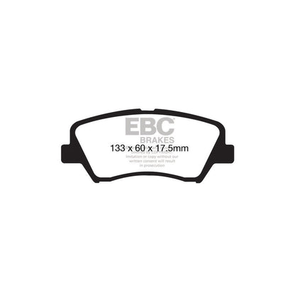 EBC DP21874 Hyundai Kia Greenstuff Front Brake Pads 2 | ML Performance UK Car Parts