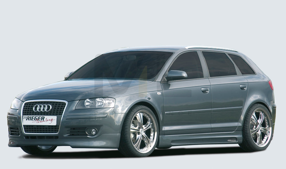 Rieger 00056740 Audi 8P A3 Side Skirt 2 | ML Performance UK Car Parts