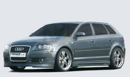 Rieger 00056740 Audi 8P A3 Side Skirt 2 | ML Performance UK Car Parts