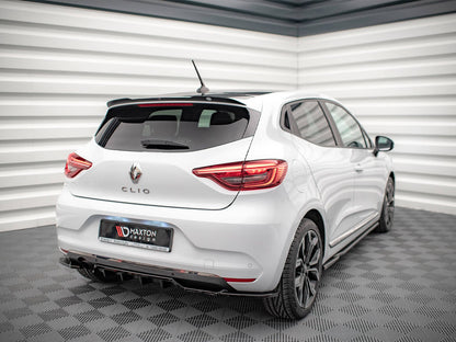 Maxton Design Renault Clio MK5 (2019-) Central Rear Splitter (vertical Bars)