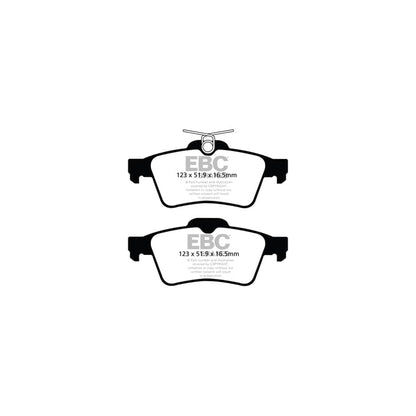 EBC PDKR726 Peugeot 508 Ultimax Rear Brake Pad & Plain Disc Kit - ATE Caliper 2 | ML Performance UK Car Parts