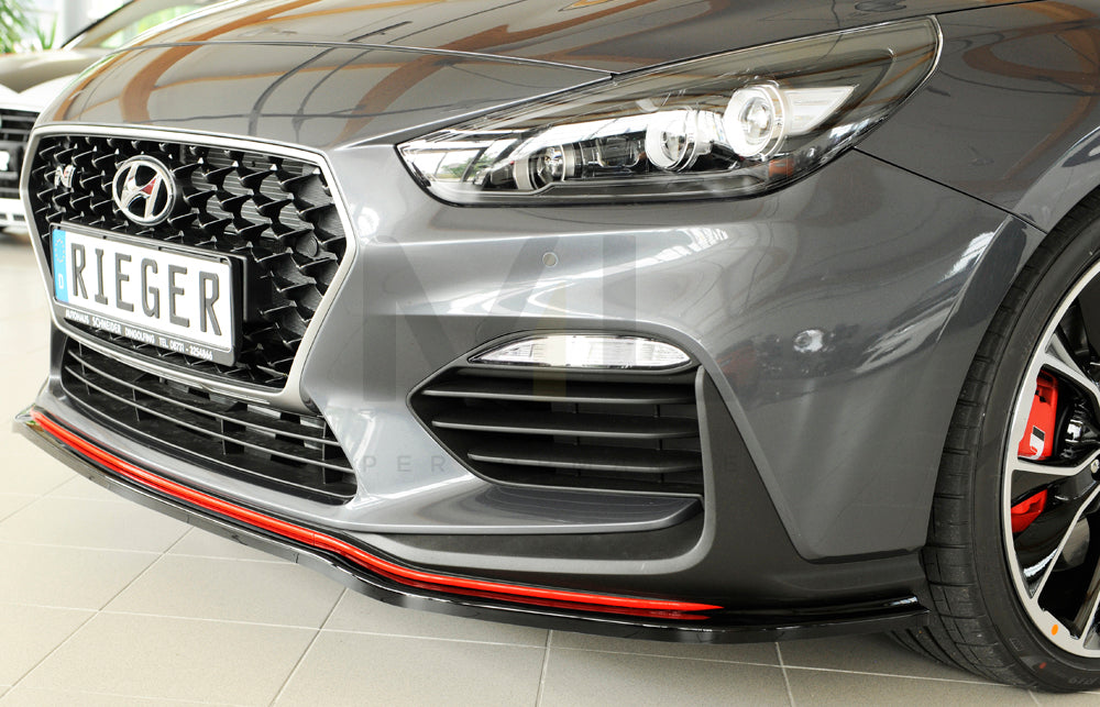 Rieger 00088163 Hyundai Front Splitter (i30 N-Performance & i30 N) 6 | ML Performance UK Car Parts