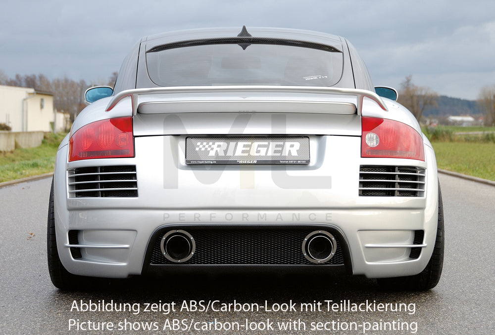 Rieger 00099037 Audi 8N TT Rear Diffuser 4 | ML Performance UK Car Parts