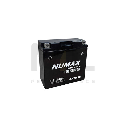YT14B-4 Numax Motorbike Battery (NTS14B4) | Car Batteries UK | ML Performance Car Parts