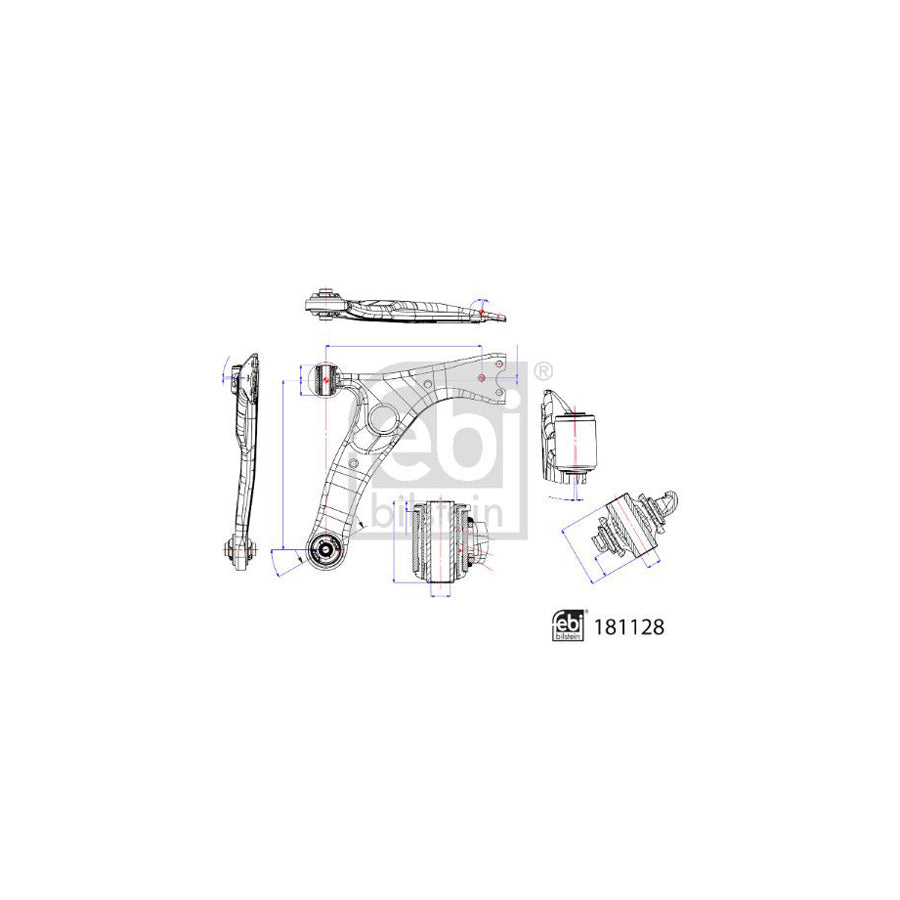 Febi Bilstein 181128 Suspension Arm For Toyota Rav4 II Off-Road (Xa20)