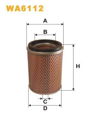 WIX Filters WA6112 Air Filter