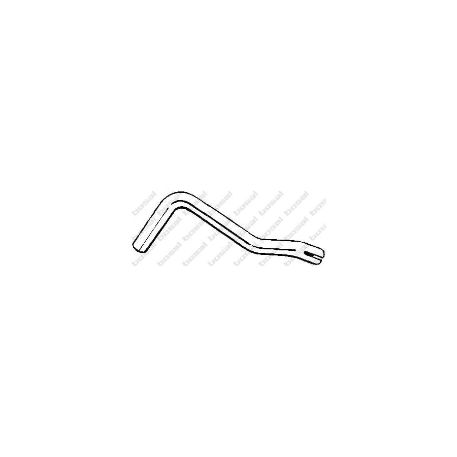 Bosal 717-568 Exhaust Pipe For Opel Rekord C Saloon