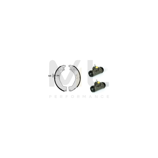 BREMBO STANDARD KIT H 61 042 Brake Shoe Set for PEUGEOT J9 Ø: 300mm | ML Performance Car Parts