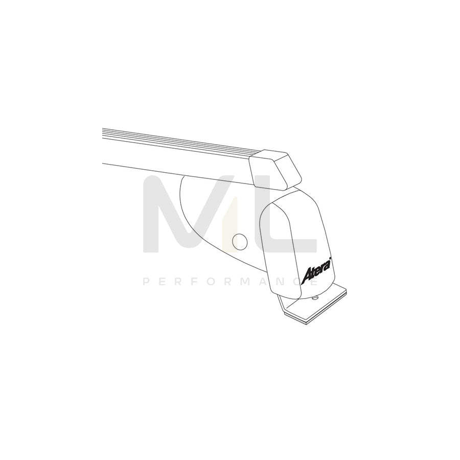 ATERA SIGNO 044104 Roof bars for FIAT DOBLO for cars without rails, 122 cm, 100 kg, Steel | ML Performance Car Parts