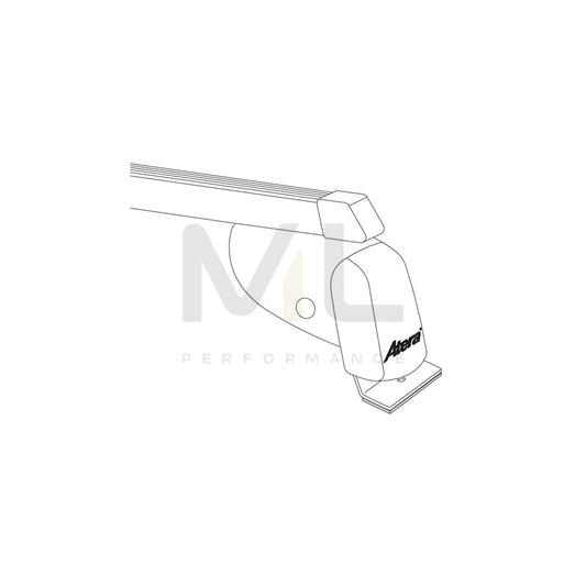 ATERA SIGNO 044104 Roof bars for FIAT DOBLO for cars without rails, 122 cm, 100 kg, Steel | ML Performance Car Parts