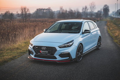 Maxton Design Hyundai I30N MK3 Hatchback / Fastback Front Splitter + Flaps V.6