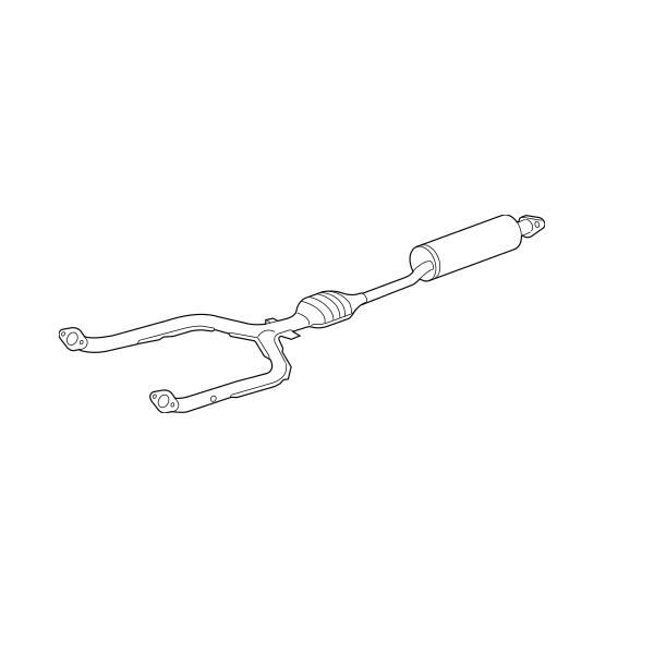 Genuine Lexus 17410-50430 GS430 Phase 3 Exhaust Front Section and Catalytic Converter