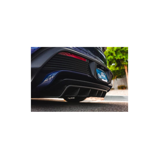 VR Aero Carbon Fiber Rear Diffuser Porsche Taycan Turbo | Turbo S