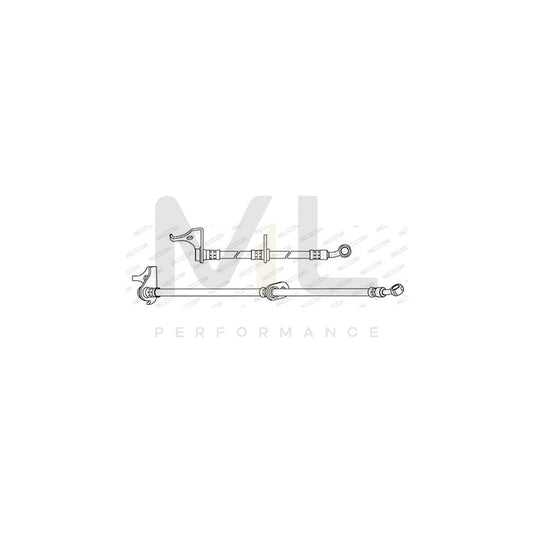 FERODO FHY2861 Brake Hose 535mm, F 10X1 | ML Performance Car Parts
