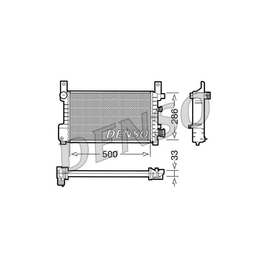 Denso DRM10037 Drm10037 Engine Radiator For Ford Fiesta | ML Performance UK