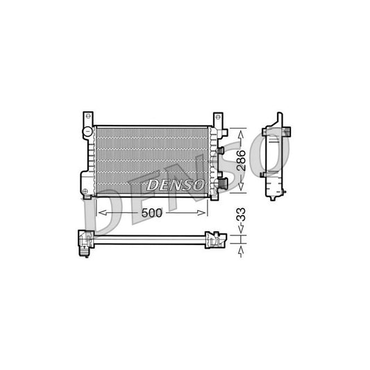Denso DRM10037 Drm10037 Engine Radiator For Ford Fiesta | ML Performance UK