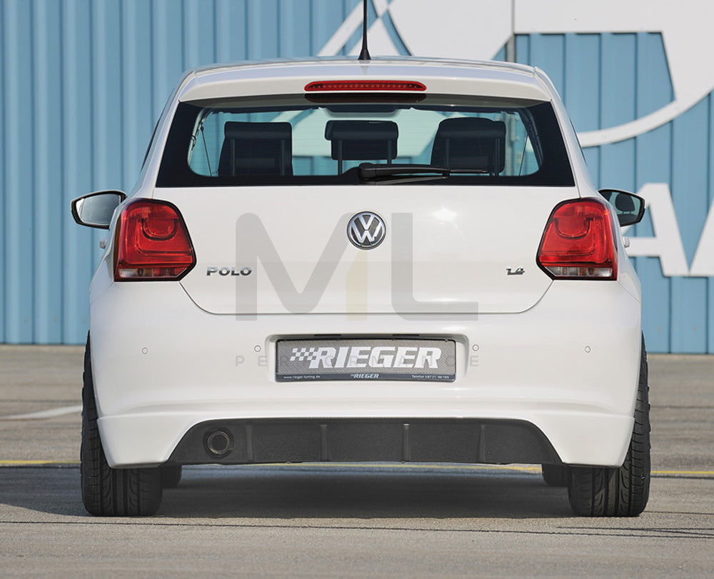 Rieger 00099795 VW 6R Polo Mk6 Rear Diffuser 3 | ML Performance UK Car Parts