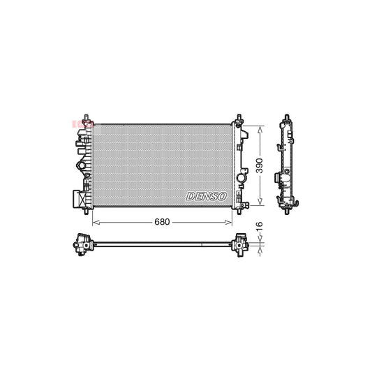 Denso DRM20110 Drm20110 Engine Radiator For Opel Insignia | ML Performance UK