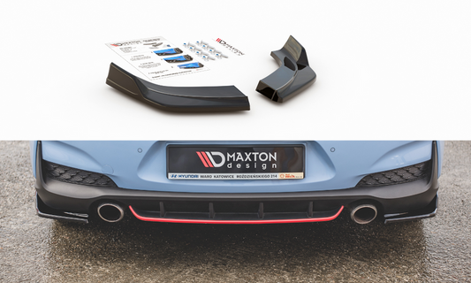 Maxton Design HY-I30-3-N-RSD3T Rear Side Splitters V.3 for Hyundai I30N MK3 Hatchback | ML Performance UK Car Parts