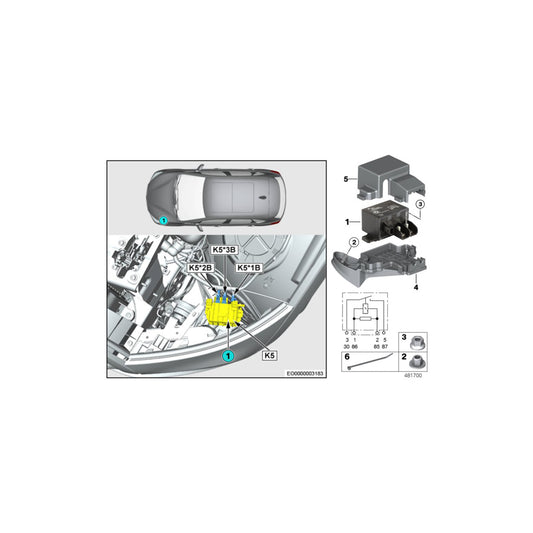 Genuine BMW 61132553329 F48 Holder (Inc. X1 25iX, X1 28iX & X1 20iX) | ML Performance UK