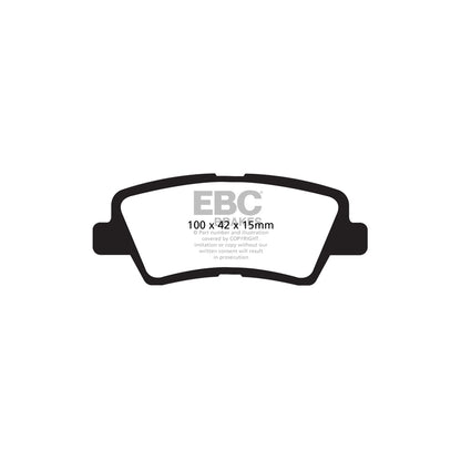 EBC PDKR419 Hyundai i-30 Ultimax Rear Brake Pad & Plain Disc Kit 2 | ML Performance UK Car Parts