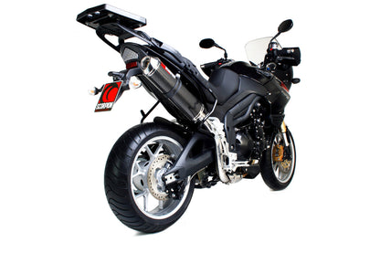Scorpion ETR63CEO Triumph Tiger 1050 Factory Oval Slip-On - Carbon Fibre Sleeve | ML Performance UK UK