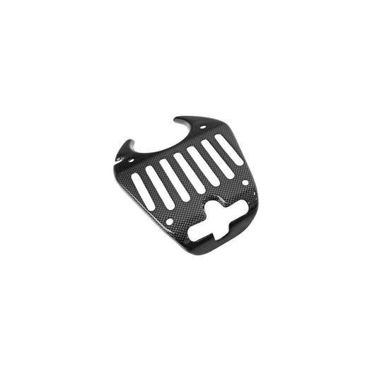 Carbon Fiber Rear Hatch Lock Cover - Ferrari 458 Italia/Spider  | ML Performance UK