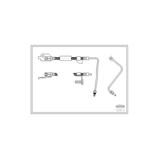 Corteco 19032138 Brake Hose For Ford Escort | ML Performance UK