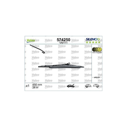 Valeo 574250 Wiper Blade | ML Performance UK Car Parts