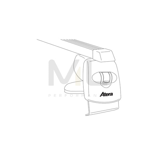 ATERA SIGNO 044216 Roof bars for FORD Fiesta Mk6 Hatchback (JA8, JR8) for rain gutters, 122 cm, 50 kg, Steel | ML Performance Car Parts