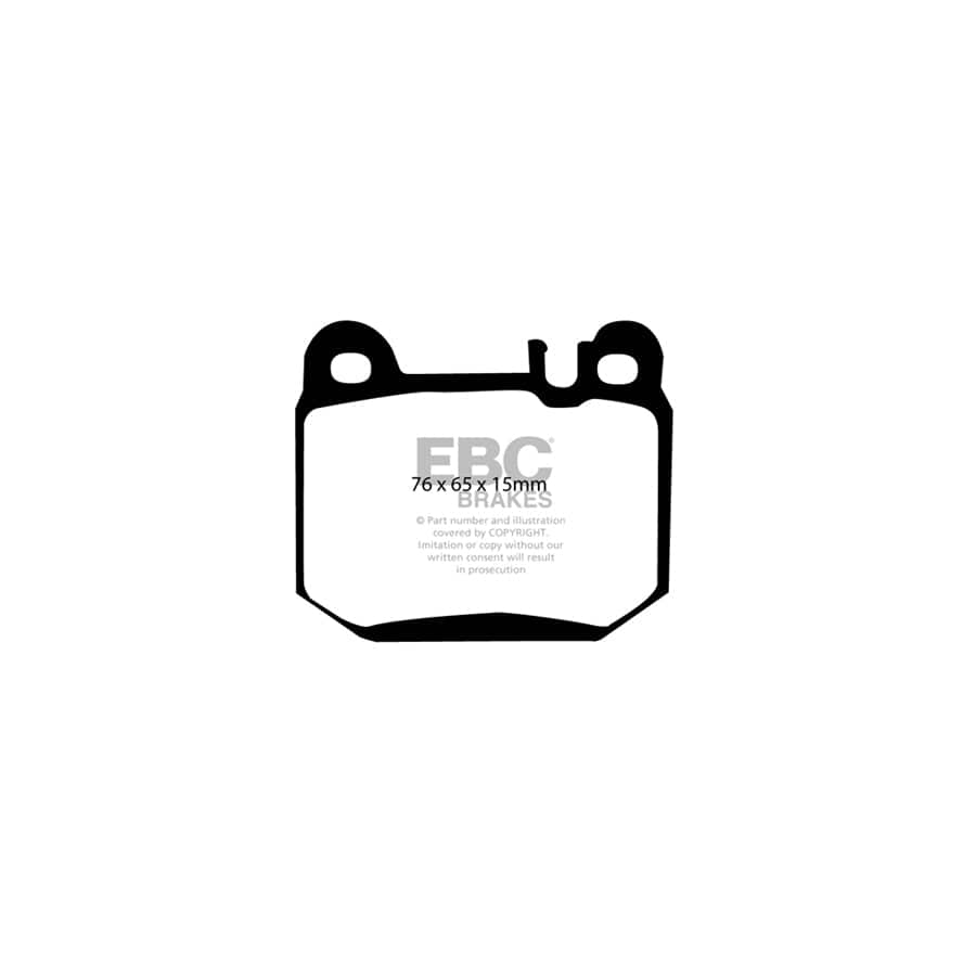 EBC PD11KR174 Mercedes-Benz W163 Greenstuff Rear Brake Pad & GD Disc Kit 2 | ML Performance UK Car Parts