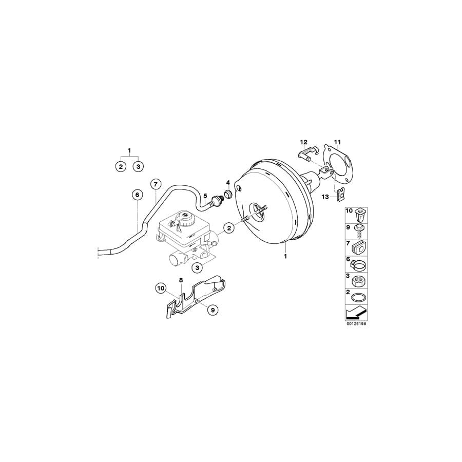 Genuine BMW 34306760911 E63 E64 E61 Bulkhead Seal (Inc. 530xi, 550i & 535i) | ML Performance UK Car Parts