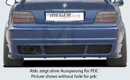 Rieger 00049036 BMW 3 Series E36 Rear Bumper 1 | ML Performance UK Car Parts