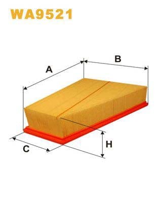 WIX Filters WA9521 Air Filter